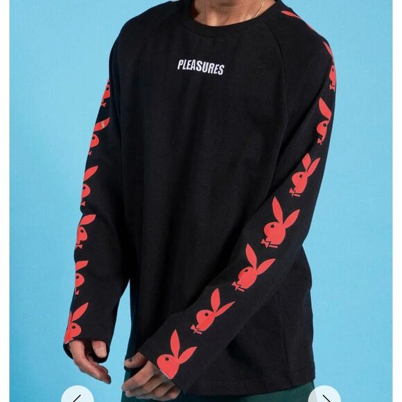 Playboy Pleasures NWT Raglan Long Sleeve Medium - Picture 1 of 9